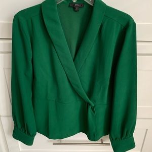 Drapey peplum top - JCrew